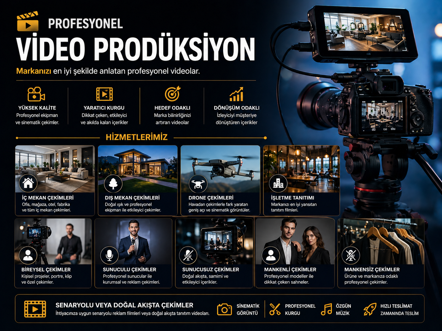 Profesyonel Video Prodüksiyon